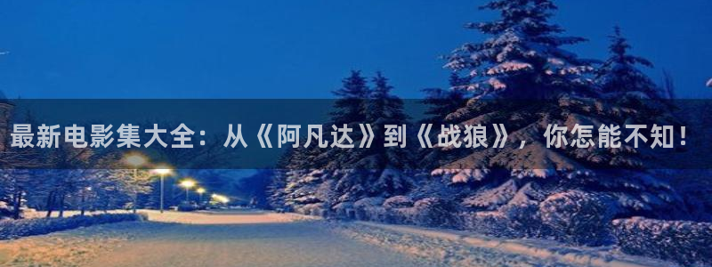 最新电影集大全：从《阿凡达》到《战狼》，你怎能不知！